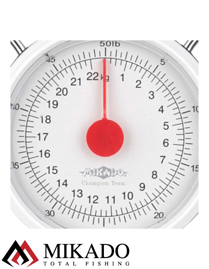 Безмен рыболовный механический Mikado до 22 кг. AM-HS-22