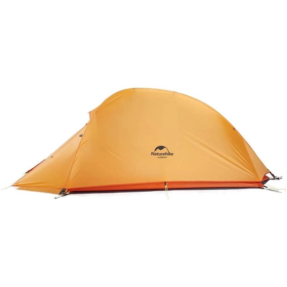 Палатка сверхлегкая Naturehike Сloud up 1 NH18T010-T одноместная с ковриком, оранжевая