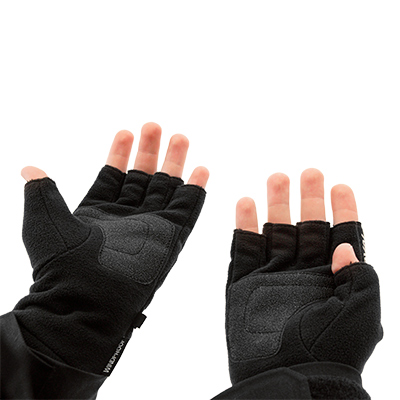 Перчатки NTLS Fleece gloves windproof без пальцев цв. dark blue р-р.  M/L